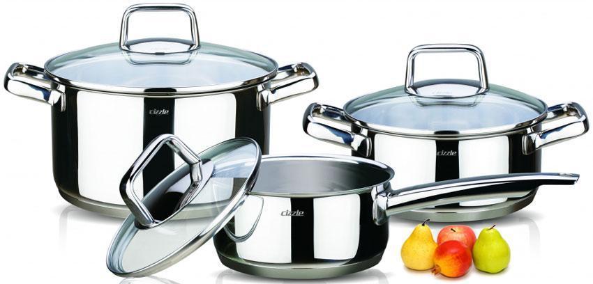 厨神系列 不锈钢锅具（三层锅）